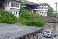 Traditional living house in Berat, Albania