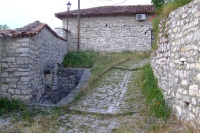 Street in the castle of Berat
