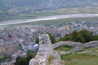 View of Berat from Berat Castle