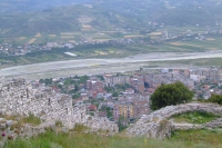 View of Berat from Berat Castle