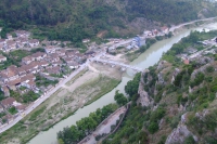 View of Berat from Berat Castle