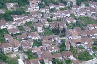 View of Berat from Berat Castle