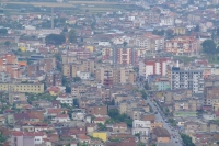 View of Berat city from Berat Castle, Albania