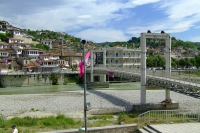 Bridge over Osum river in Berat city, Albania