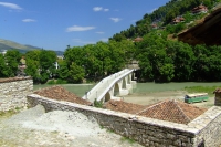 The bridge over Osum river in Berat city