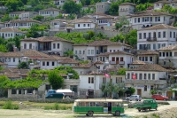 Living houses. Berat city, Albania