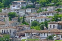 Traditional living houses in Berat city, Albania