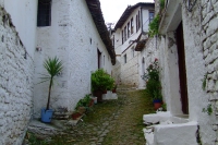 Street of Berat city, Albania