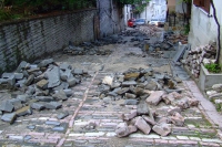 Repair of roads in Gjirokaster