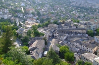 Gjirokastër seen from the Castle