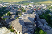 Roofs of houses in Gjirokastër