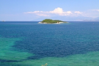 Ksamil islands in Ionian Sea