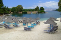 Beach in Ksamil village, Albania