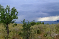 Rain over the Corfu channel