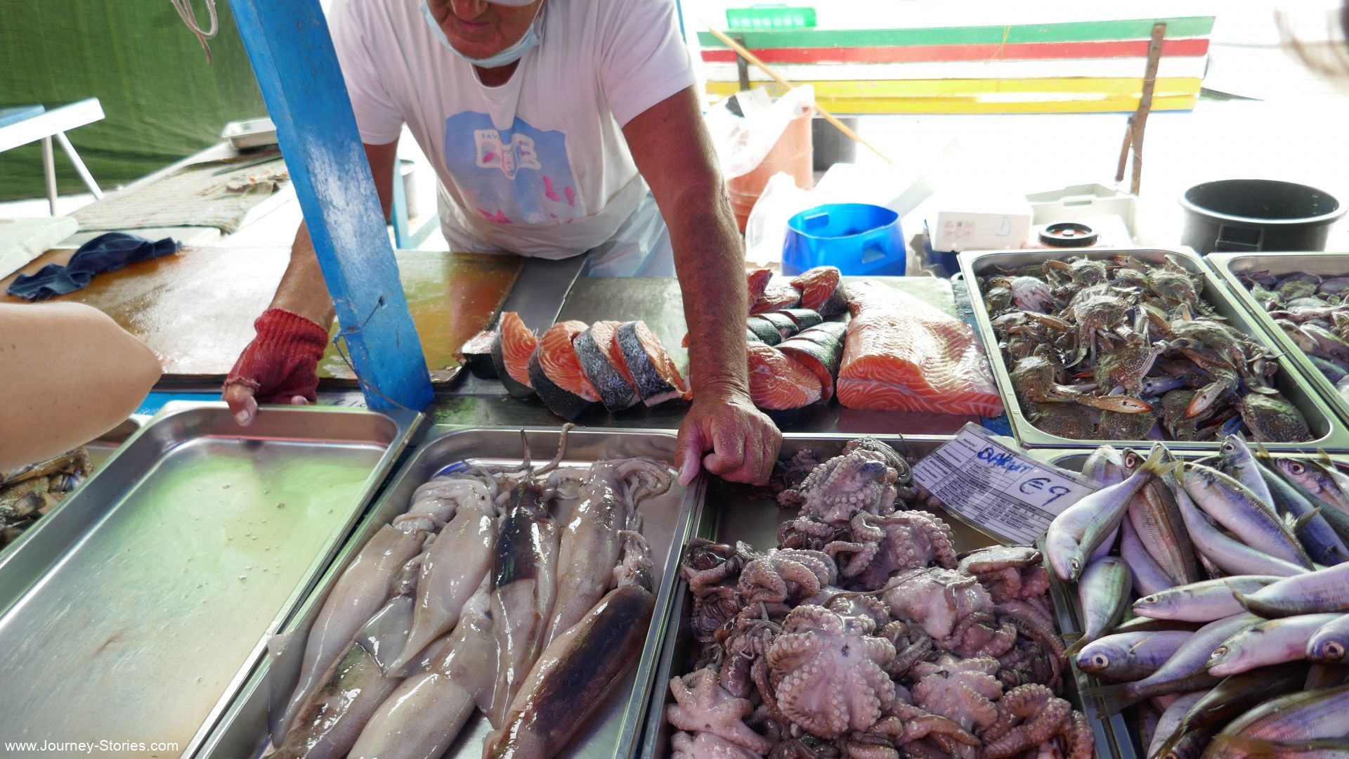 Fish market in Marsaxlokk, Malta