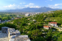 Shkodër city from Rozafa castle