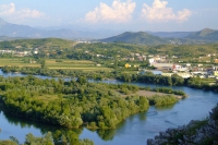 Drin river near Shkodër