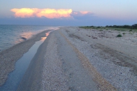 In west of Tendra Spit